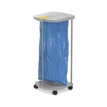 Laisvai stovintis šiukšlių maišų laikiklis Hailo ProfiLine MSS XXXL – vidaus naudojimui, aliuminis/metalas/plastikas, 430×450×970 mm