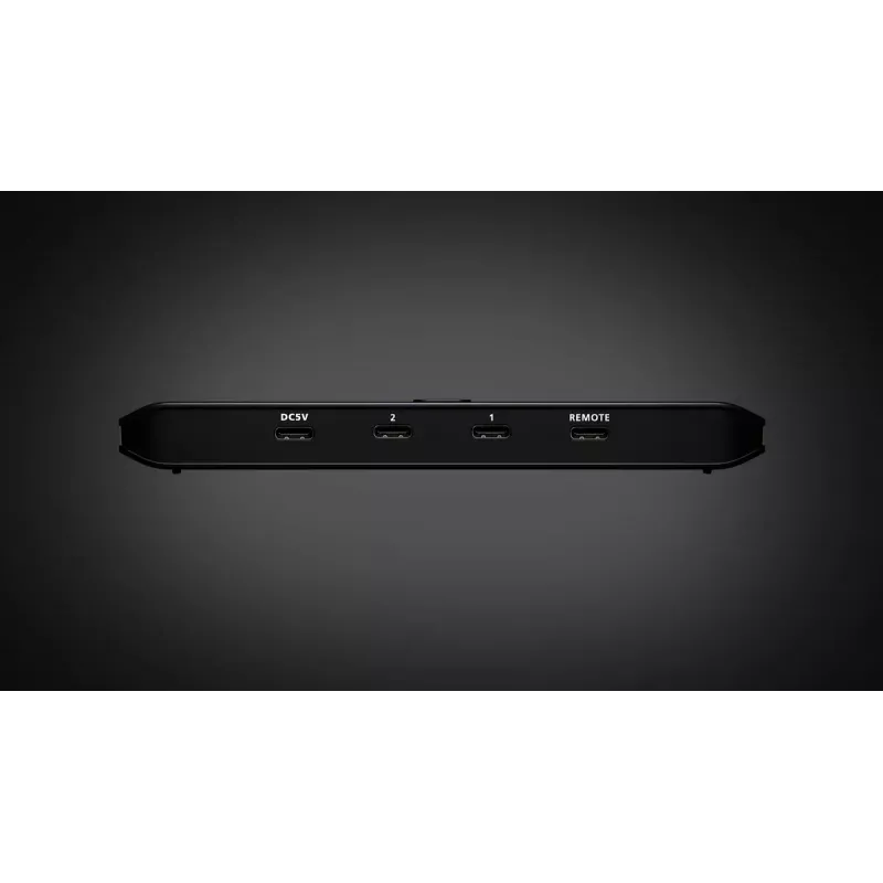 USB 3.2 Gen1 2x4 dalijimosi jungiklis ATEN US5324 su A ir C pagrindiniais prievadais bei 4 įrenginių prievadais