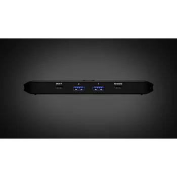 USB 3.2 Gen 1 dalijimo jungiklis ATEN US4324 — 2 pagrindiniai kompiuteriai 4 įrenginiams, USB-A/USB-C sąsajos, 5 Gbit/s