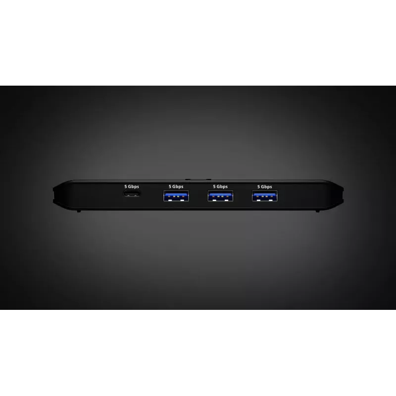 USB 3.2 Gen 1 dalijimo jungiklis ATEN US4324 — 2 pagrindiniai kompiuteriai 4 įrenginiams, USB-A/USB-C sąsajos, 5 Gbit/s
