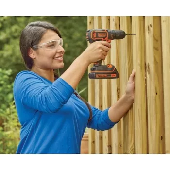 Gręžtuvas Black & Decker BDCDC18-QW 650 aps./min. Juoda, Oranžinė