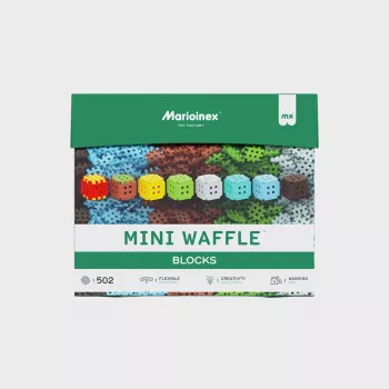 Konstruktorius Marioinex Klocki Waffle Mini Blocks – 502 detalės