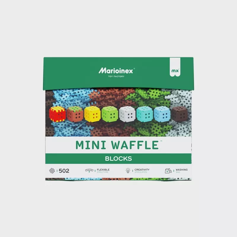 Konstruktorius Marioinex Klocki Waffle Mini Blocks – 502 detalės