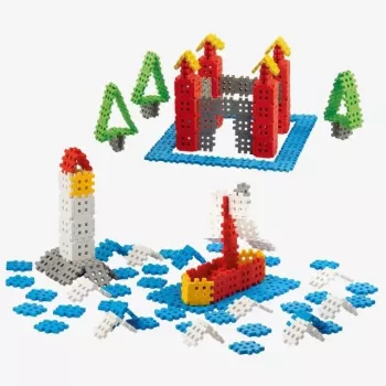 Konstruktorius Marioinex Mini Waffle 200 vnt. – plastikiniai jungiamieji blokeliai