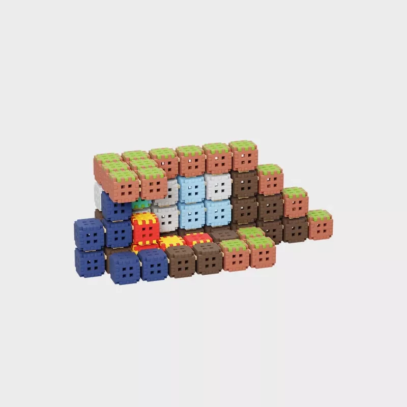 Marioinex Mini Waffle statybiniai blokeliai 406 vnt. – kūrybiškas konstravimo rinkinys