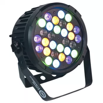LIGHT4ME BLACK PAR 30x3W RGBA-UV LED prožektorius