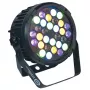 LIGHT4ME BLACK PAR 30x3W RGBA-UV LED prožektorius