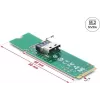 Konverteris M.2 Key M į 1× SFF-8654 4i DELOCK 64361