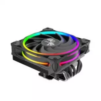 Aušintuvas CPU Akasa SOHO H6L RGB – kompaktiškas žemo profilio aušintuvas su RGB apšvietimu