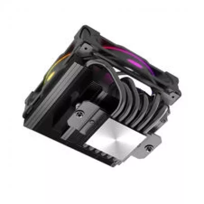 Aušintuvas CPU Akasa SOHO H6L RGB – kompaktiškas žemo profilio aušintuvas su RGB apšvietimu