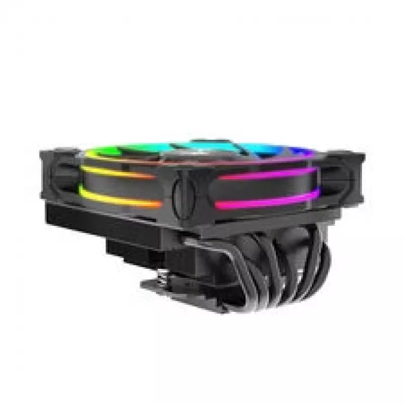 Aušintuvas CPU Akasa SOHO H6L RGB – kompaktiškas žemo profilio aušintuvas su RGB apšvietimu