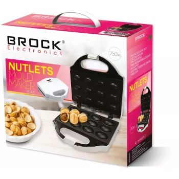 Sausainių keptuvė Brock Electronics HZ 3012 12 sausainių 750 W balta