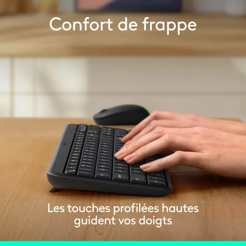 Logitech MK250 belaidis klaviatūros ir pelės rinkinys