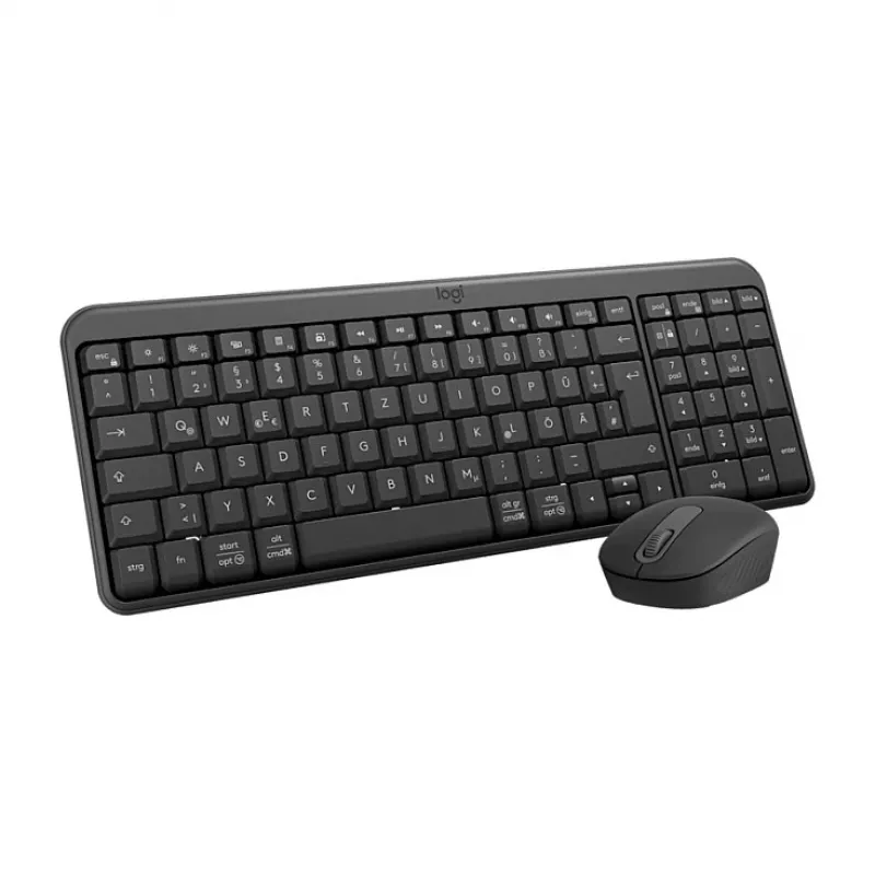 Belaidis klaviatūros ir pelės rinkinys Logitech MK250 GRAPHITE (DEU, CENTRAL-419) 920-013552