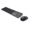 Dell Pro 7 Slim belaidė klaviatūra ir pelė | KM726 | Klaviatūros ir pelės rinkinys | Belaidis | Pelė įtraukta | Rusiškas išdėstymas | Bluetooth | Juoda