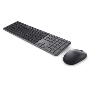 Dell Pro 7 Slim belaidė klaviatūra ir pelė | KM726 | Klaviatūros ir pelės rinkinys | Belaidis | Pelė įtraukta | Rusiškas išdėstymas | Bluetooth | Juoda