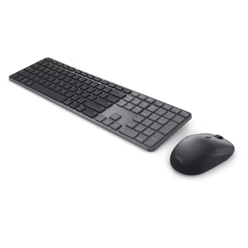 Dell Pro 7 Slim belaidė klaviatūra ir pelė | KM726 | Klaviatūros ir pelės rinkinys | Belaidis | Pelė įtraukta | Rusiškas išdėstymas | Bluetooth | Juoda