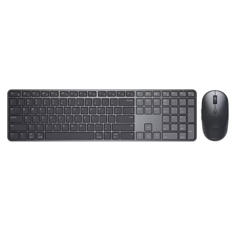 Dell Pro 7 Slim belaidė klaviatūra ir pelė | KM726 | Klaviatūros ir pelės rinkinys | Belaidis | Pelė įtraukta | Rusiškas išdėstymas | Bluetooth | Juoda