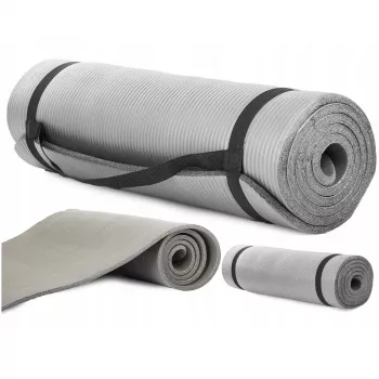 Extralink kilimėlis mankštai | fitneso pilka joga ir aerobika 180x60cm
