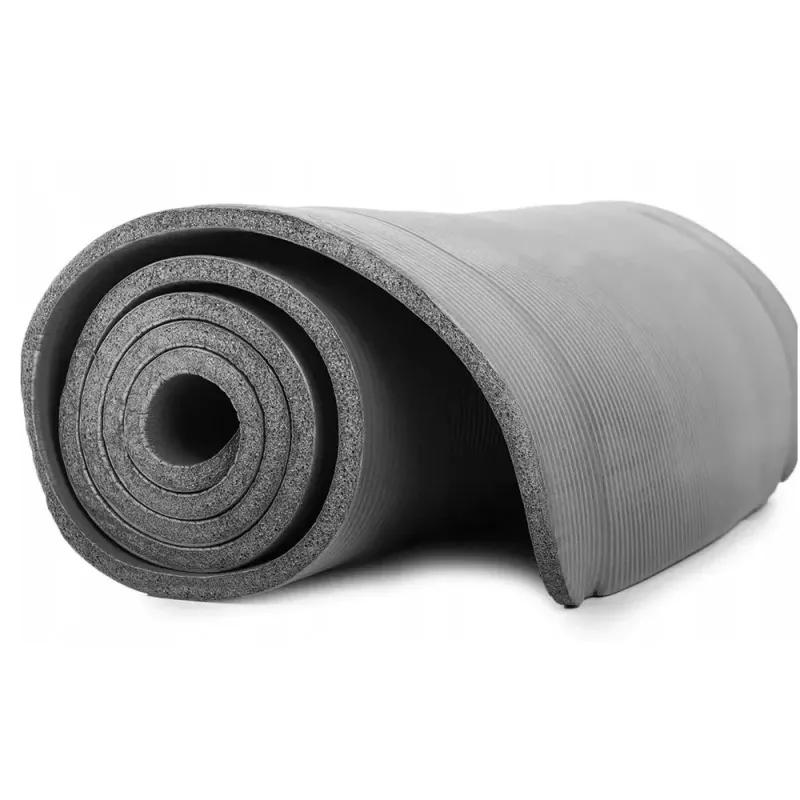 Extralink kilimėlis mankštai | fitneso pilka joga ir aerobika 180x60cm