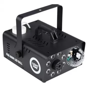 LIGHT4ME FOG 600W LED BALL - Dūmų mašina su LED rutuliu ir nuotolinio valdymo pultu