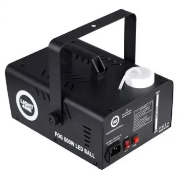 LIGHT4ME FOG 600W LED BALL - Dūmų mašina su LED rutuliu ir nuotolinio valdymo pultu