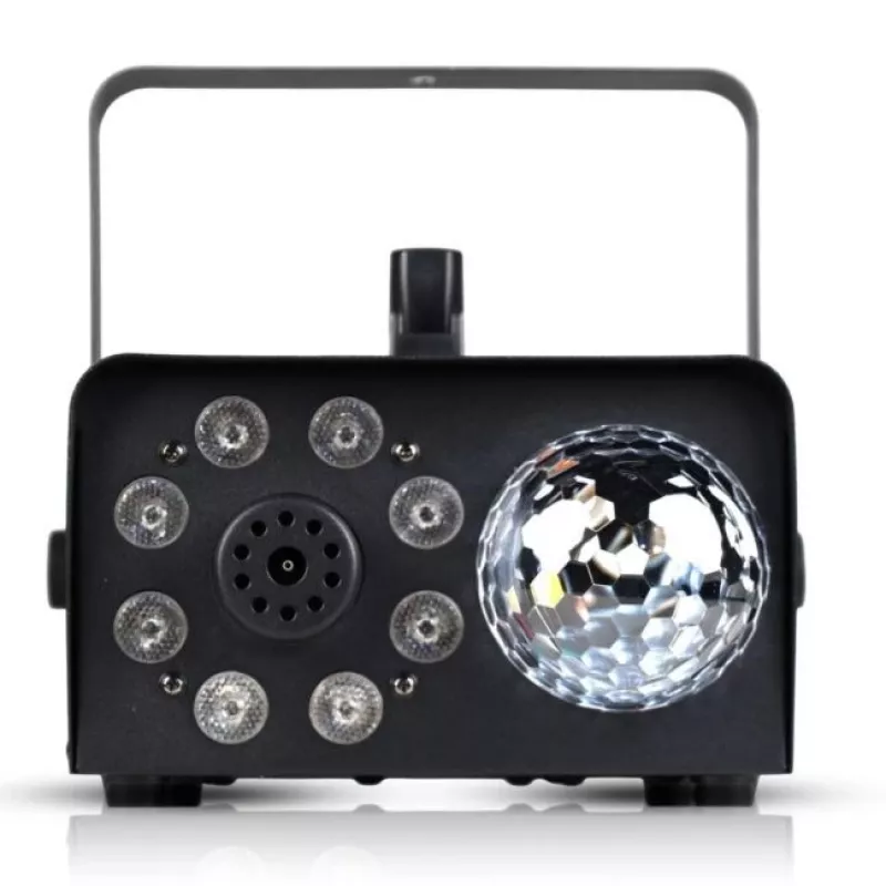 LIGHT4ME FOG 600W LED BALL - Dūmų mašina su LED rutuliu ir nuotolinio valdymo pultu