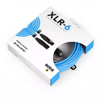 RØDE XLR6M-B garso kabelis 6 m XLR mėlynas (400832821)