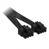 Corsair Premium Sleeved 2x 8-Pin į 12V-2x6 kabelis, Type-4 maitinimo šaltiniams - juoda