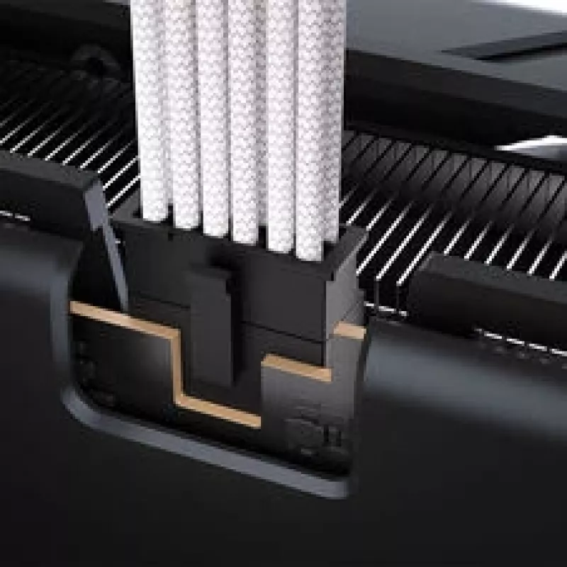 Corsair Premium Sleeved 2x 8-Pin į 12V-2x6 kabelis, skirtas Type-5 maitinimo šaltiniui - Baltas