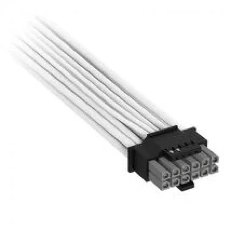 Corsair Premium Sleeved 12V-2x6 į 12V-2x6 kabelis, Universalus - Baltas