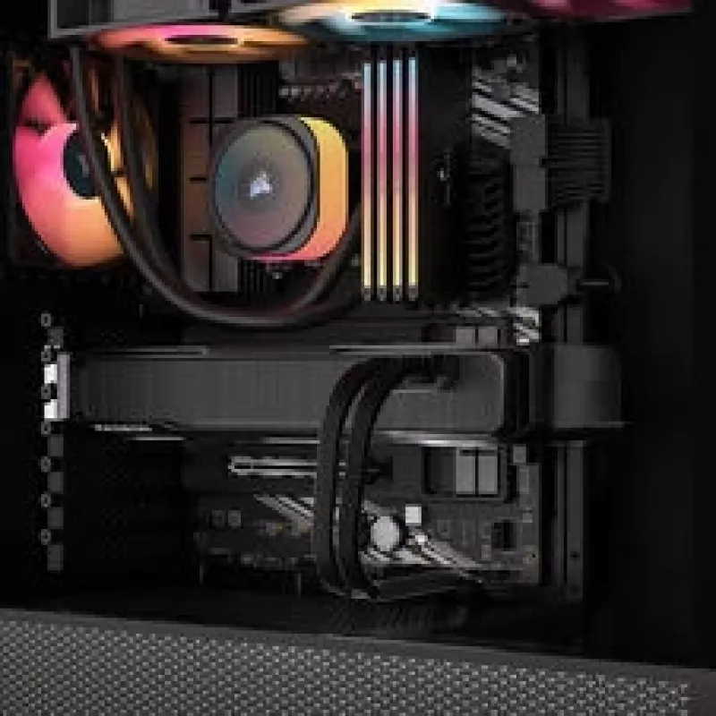 Corsair Premium Sleeved 12V-2x6 į 2x 6+2 kontaktų PCIe kabelis, universalus - juodas