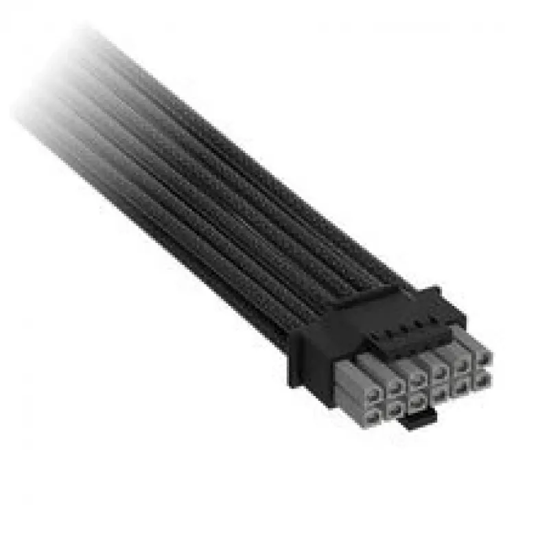 Corsair Premium Sleeved 12V-2x6 į 2x 6+2 kontaktų PCIe kabelis, universalus - juodas