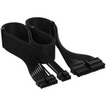 Corsair Premium Sleeved 24 kontaktų ATX laidas, 5 kartos, Type-5 maitinimo šaltiniui - juodas