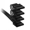 Corsair Premium Pintas 4x SATA maitinimo laidas, skirtas Type-5 maitinimo blokui - juodas