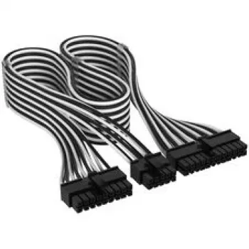 Corsair laidų rinkinys, Type 4, DC Cable Pro Kit, individualiai pintas - juoda / balta