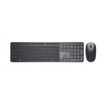 Dell Pro 7 Slim KM726 belaidė klaviatūros ir pelės rinkinys, lietuviškas išdėstymas, juodas