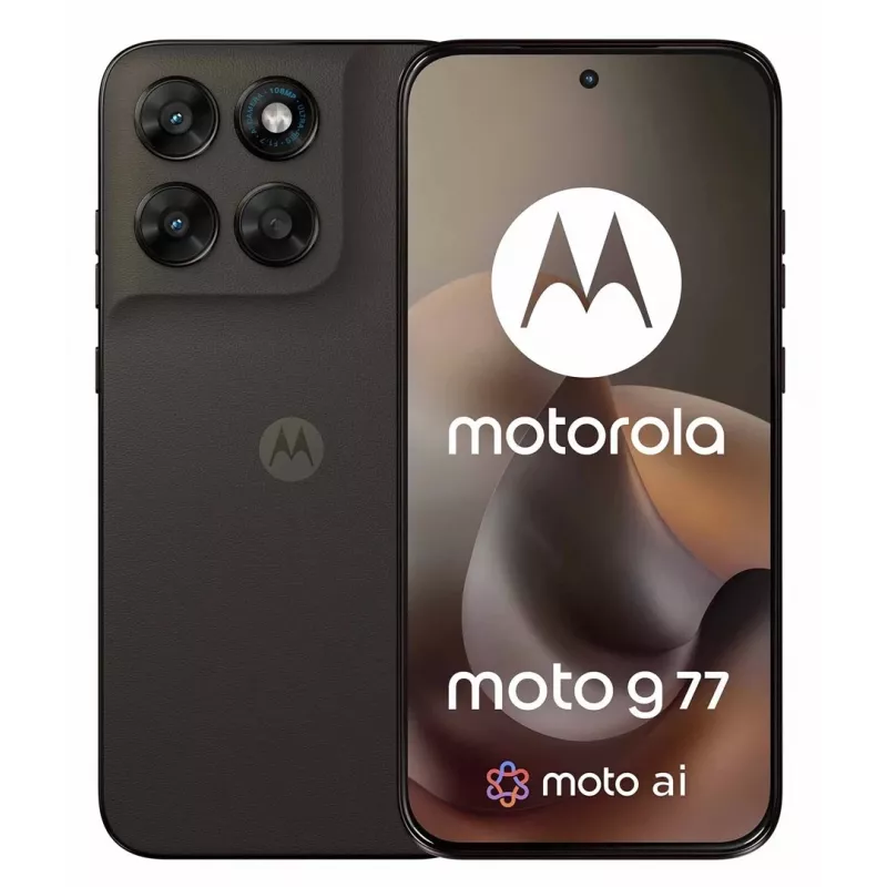Išmanusis telefonas Motorola G77 5G – 12 GB RAM, 256 GB, 6,78 colio 120 Hz pOLED, Dimensity 6400, 108+8 MP, NFC, IP64
