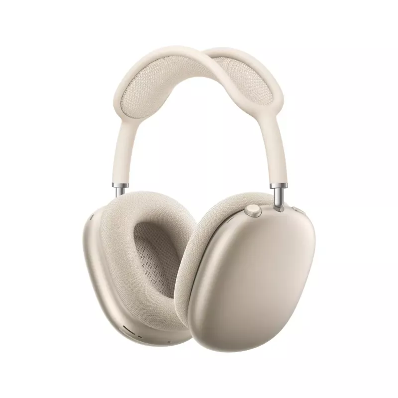 Belaidės ausinės Apple AirPods Max 2 Starlight – uždengiančios ausis, lankeliu, 386,2 g