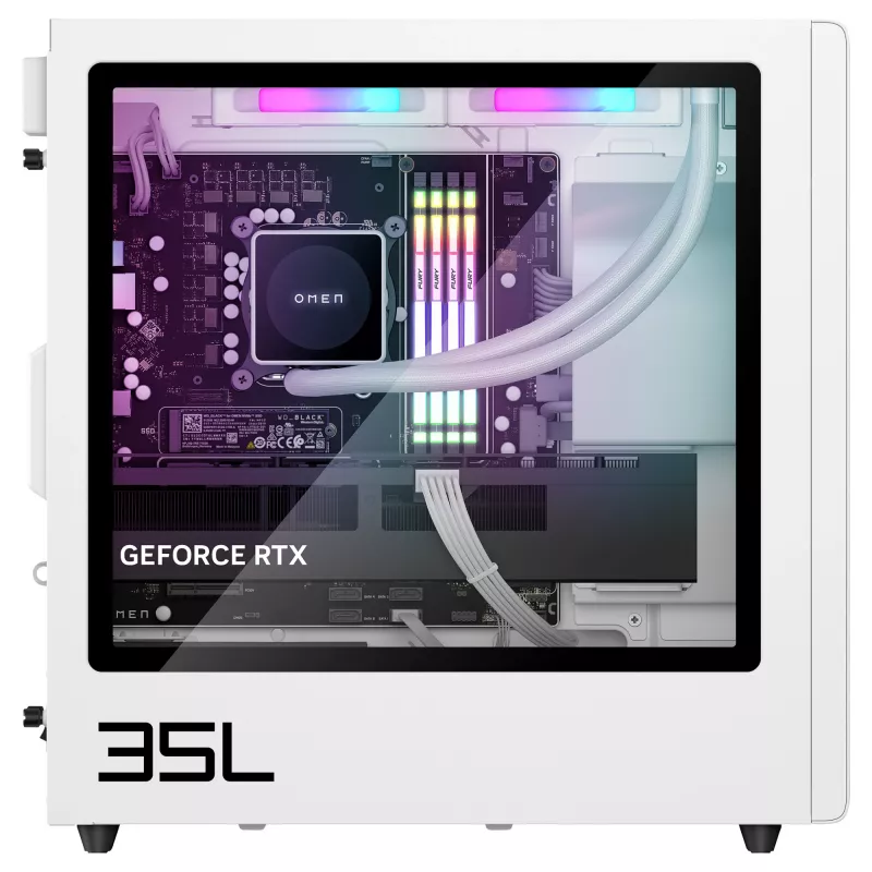 HP Omen 35L Desktop GT16-0188ng, juodas, Core Ultra 7 265F, 32GB RAM, 1TB SSD, GeForce RTX 5070 Ti