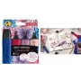 Stabilo BOSS Nature Colors Wildflower edition žymekliai, 4 vnt., kaltinis antgalis 2–5 mm, ilgalaikis atsparumas džiūvimui
