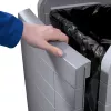 Šiukšliadėžė Hailo ProfiLine WSB Design Plus XXXL – stačiakampė, ABS, pilka, 500×470×110 mm