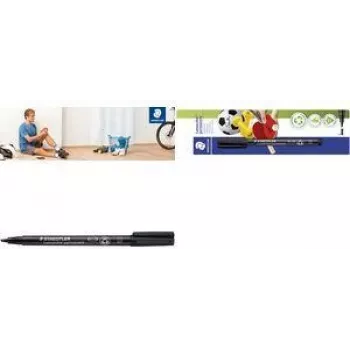 Permanentinis žymeklis Staedtler 314-9 BK-1 juodas, Vokietija