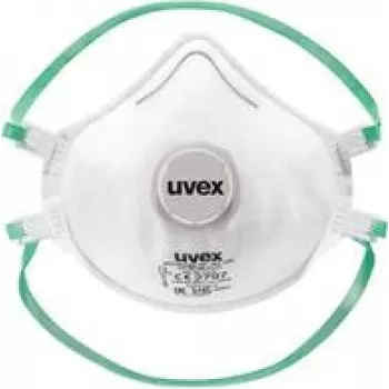Respiratorius UVEX silv-Air classic 2310 planet FFP2 – vienkartinė pusveidė apsauginė kaukė, 15 vnt. pakuotė