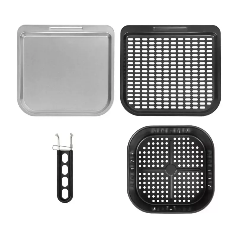 GreenBlue GB950 oro gruzdintuvė 1800W, 10 L talpa, 8 programų, liečiamasis skydelis, laikmatis, juoda