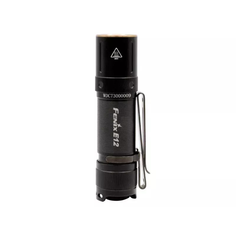 Rankinis žibintuvėlis Fenix E12 V2.0 juodas LED aliuminis IP68 50000h