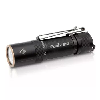 Rankinis žibintuvėlis Fenix E12 V2.0 juodas LED aliuminis IP68 50000h
