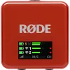 Belaidė mikrofonų sistema Rode Wireless Go III ruda — 2,4 GHz, kompaktiškas dviejų kanalų rinkinys