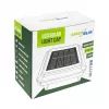 Saulės LED stulpinis šviestuvas GreenBlue GB127 WW – neutrali balta 3200K, 80×80 mm voko formos gaubtas, NiMH baterija
