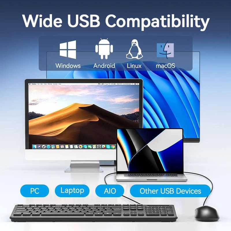 Vientu pelė USB optinė juoda KTABG